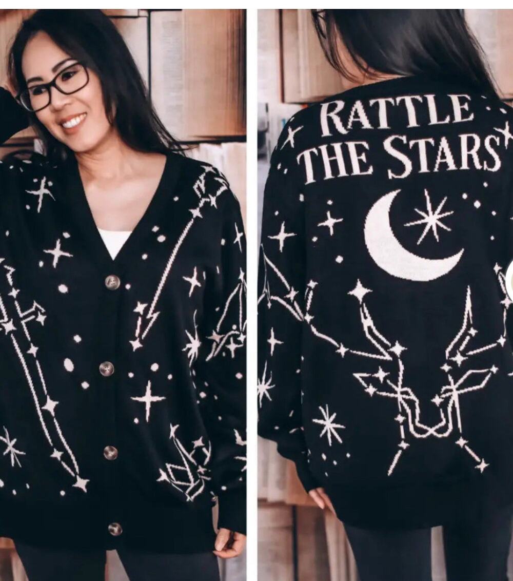 throne of glass inspired cartigan womans size 4XL